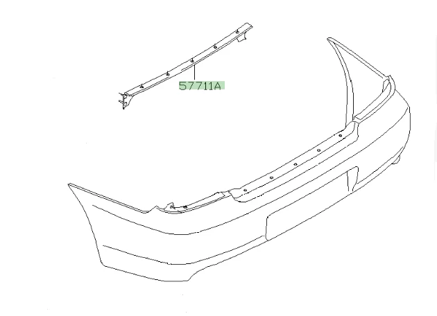 Subaru Rear Bumper Mounting Bracket - New Age Impreza 2001-2007 - Image 3
