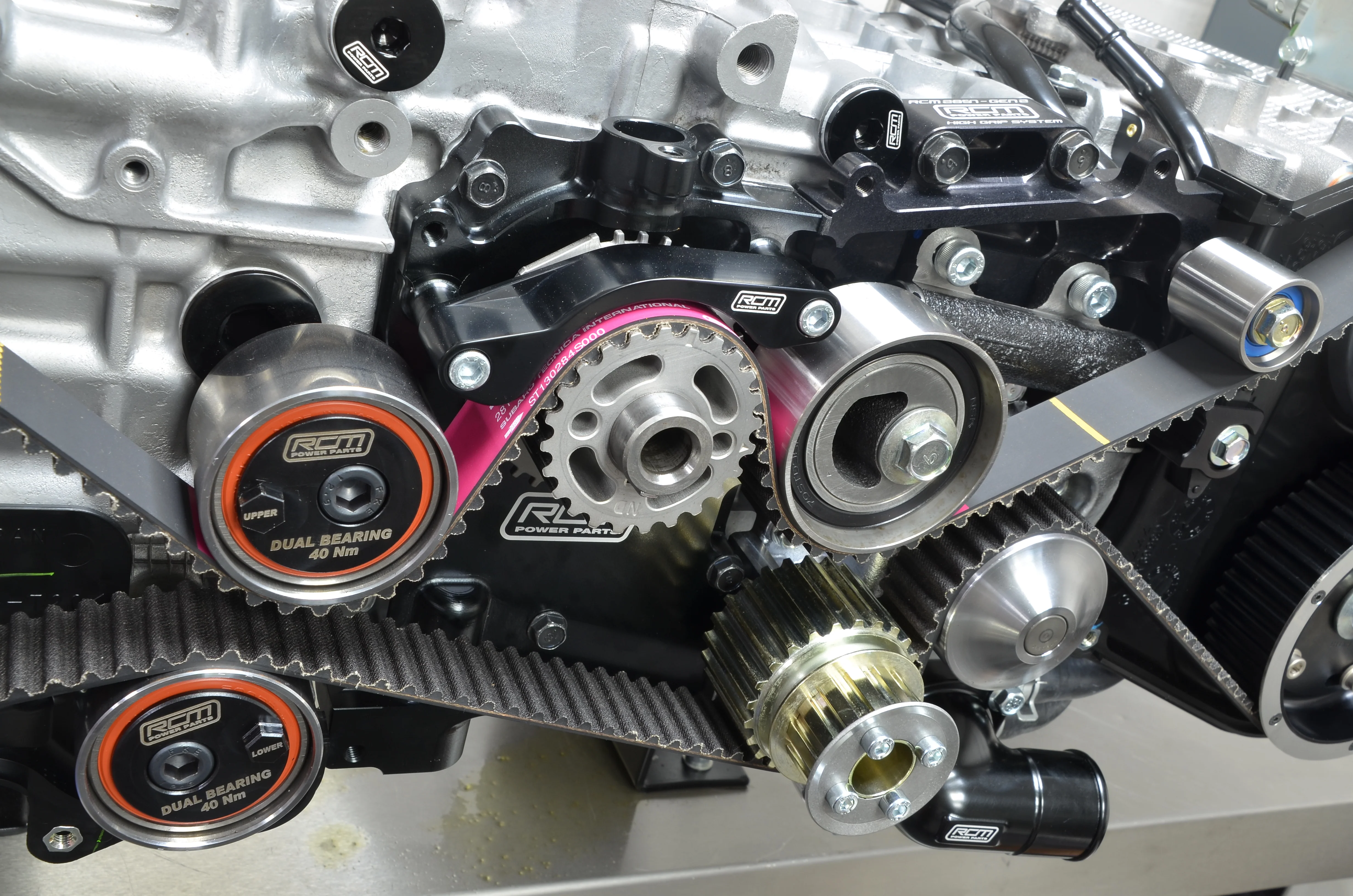 RCM Eccentric Adjustable Idler Dual Bearing Set - Image 3